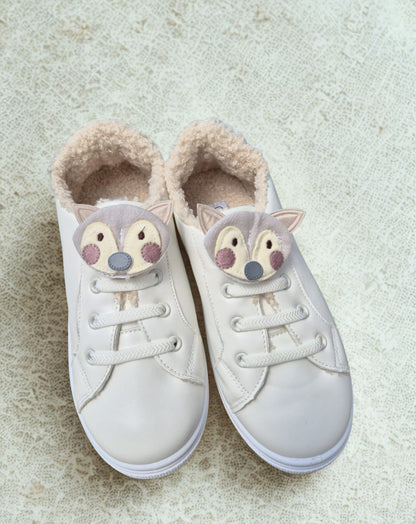 Sneakers Bambina D.T. New York – Ecopelle con Imbottitura in Pellicciotto Sintetico