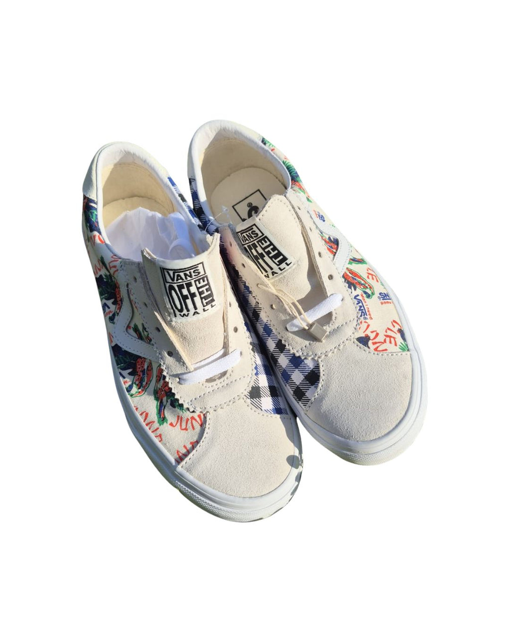 Scarpe Basse Donna Vans in Tela e Pelle Scamosciata Multicolore