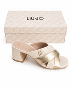 Sandali Donna LIU JO – Pelle, Colore Champagne/Oro