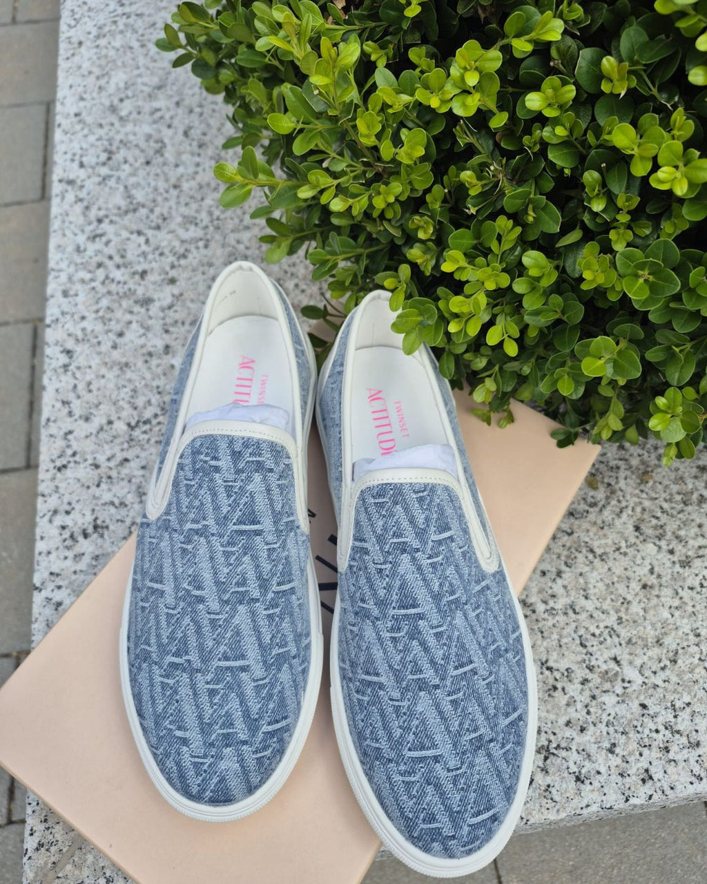 Slip-On Donna TWINSET – Tessuto Denim