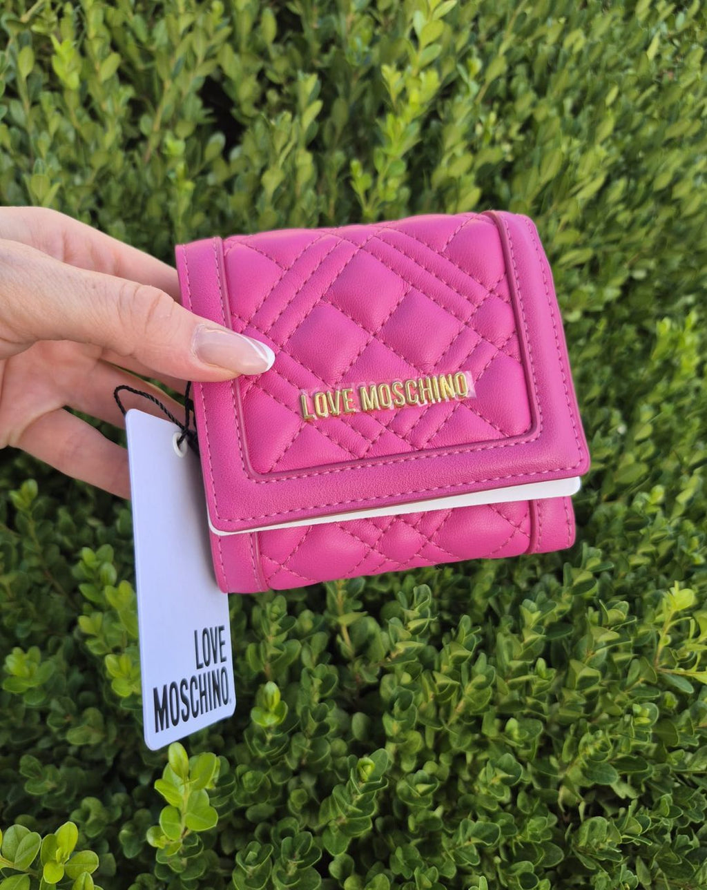 Portafoglio MOSCHINO – Ecopelle con Custodia, Formato Compatto