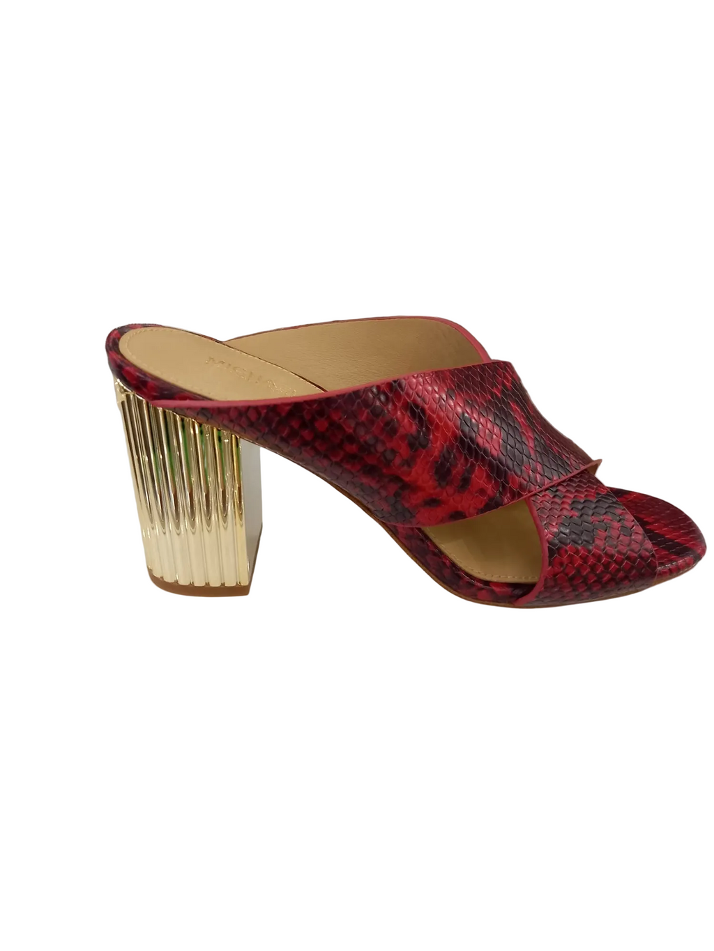 Sandali Michael Kors Donna in Vera Pelle – Effetto Pitonato