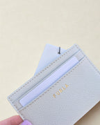 Cardholder Furla – Porta Carte in Vera Pelle, Colore Perla