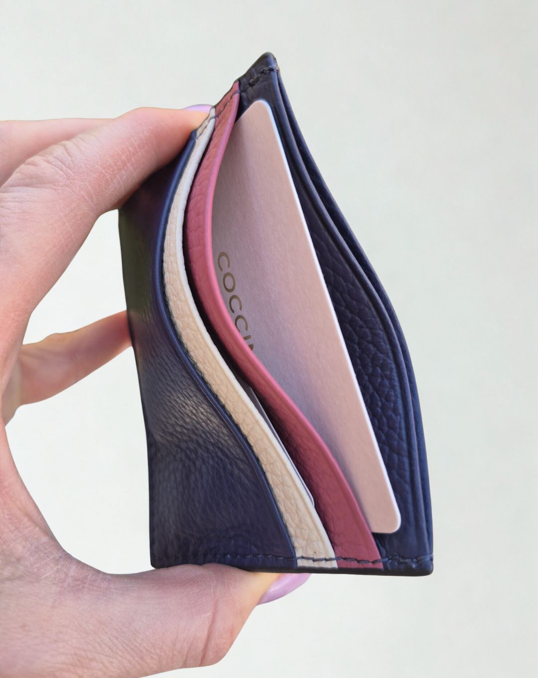 Cardholder Coccinelle – Porta Carte in Vera Pelle con Scatola
