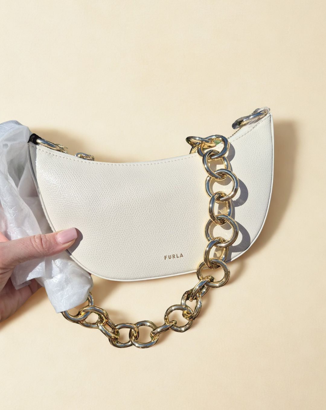Borsetta Furla a spalla  in Vera Pelle
