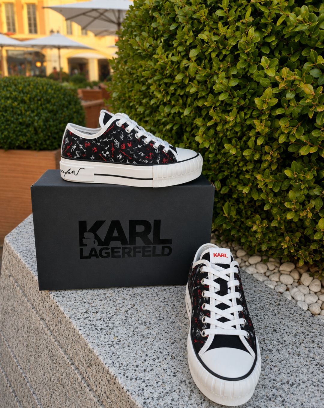 Sneakers Donna KARL LAGERFELD – Tela