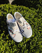 Scarpe Basse Donna Vans in Tela e Pelle Scamosciata Multicolore
