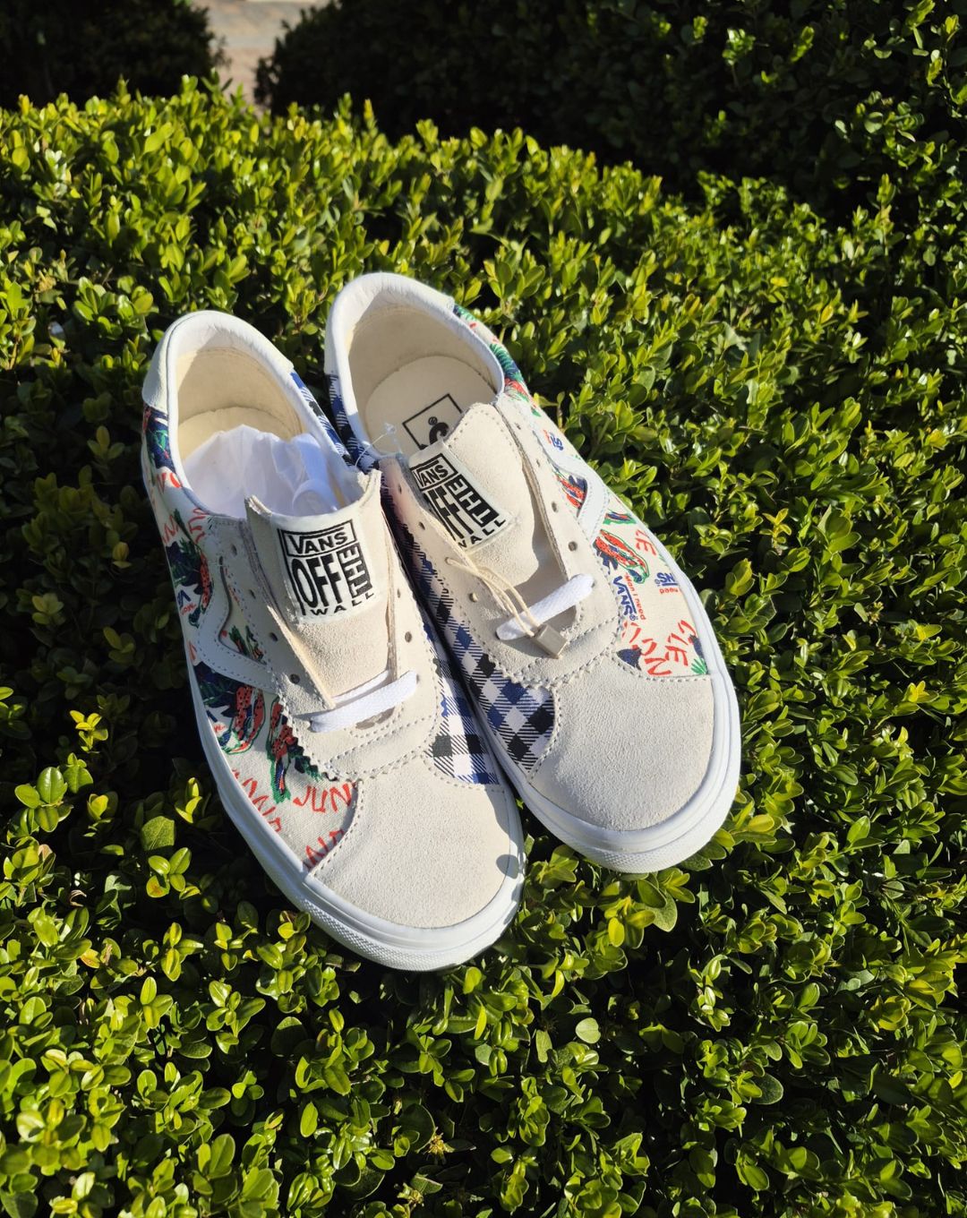 Scarpe Basse Donna Vans in Tela e Pelle Scamosciata Multicolore