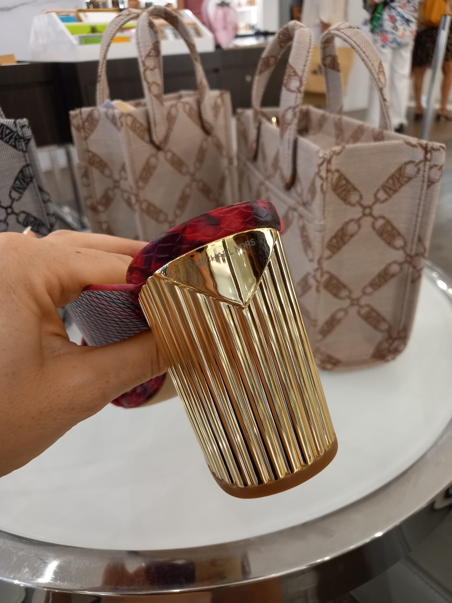 Sandali Michael Kors Donna in Vera Pelle – Effetto Pitonato