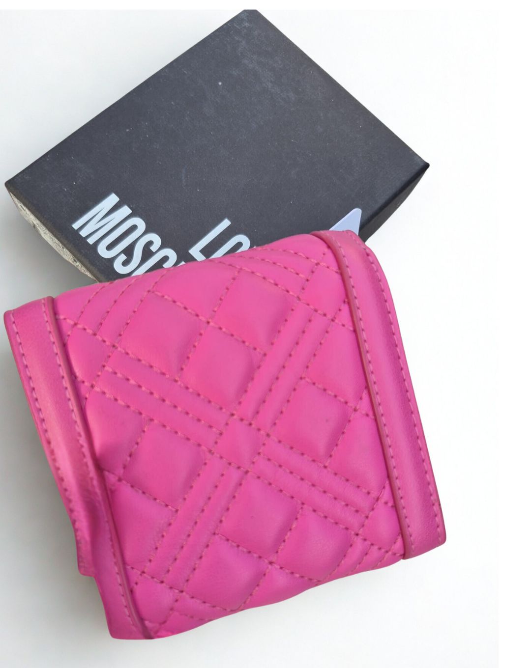 Portafoglio MOSCHINO – Ecopelle con Custodia, Formato Compatto
