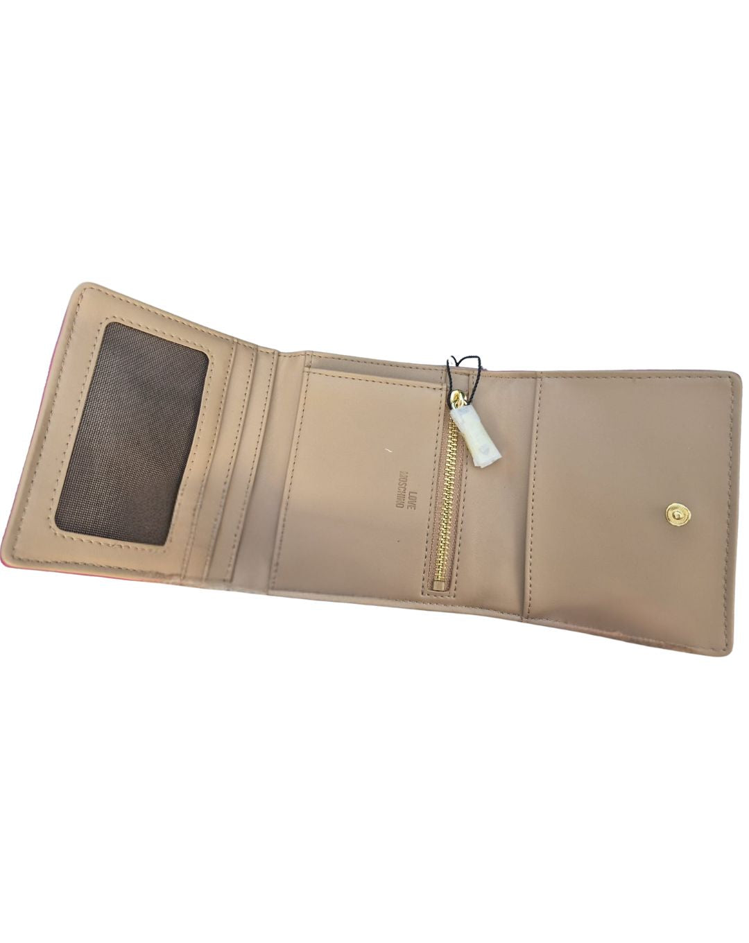 Portafoglio MOSCHINO – Ecopelle con Custodia, Formato Compatto