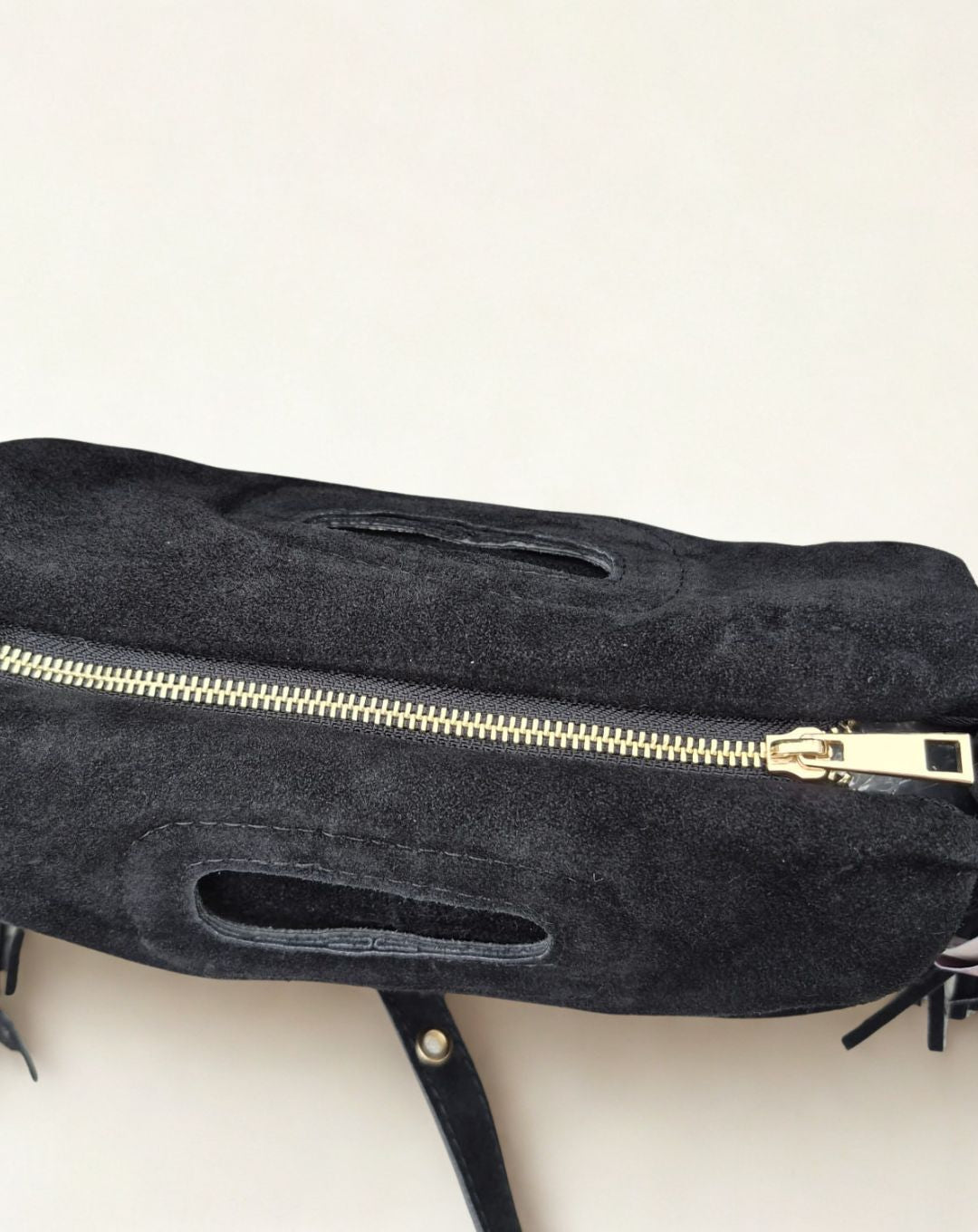 Borsa Donna Made in Italy – Vera Pelle Scamosciata, Misura Media con Tracolla