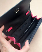 Pochette Donna Armani Exchange – Ecopelle Corallo, Misura Piccola con Tracolla