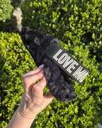 Sandali Donna Love Moschino in Pelo Sintetico Nero