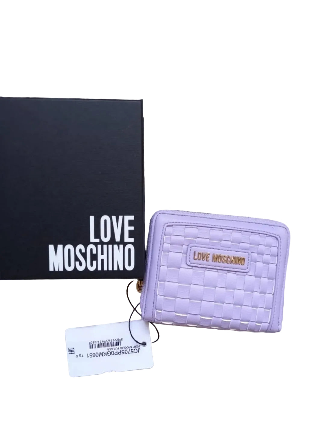 Portafoglio MOSCHINO – Ecopelle con Custodia, Formato Compatto