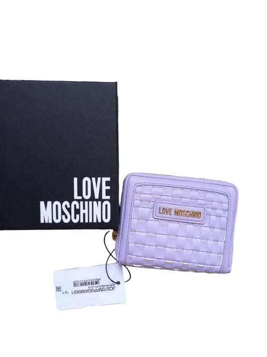 Portafoglio MOSCHINO – Ecopelle con Custodia, Formato Compatto