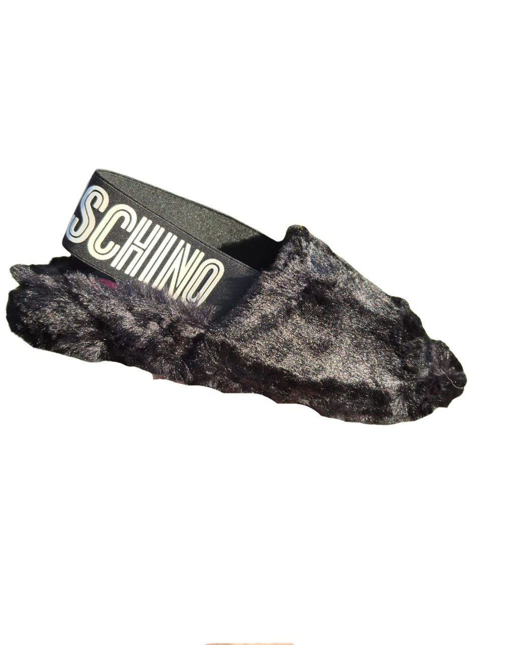 Sandali Donna Love Moschino in Pelo Sintetico Nero