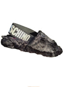 Sandali Donna Love Moschino in Pelo Sintetico Nero