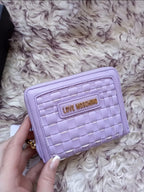 Portafoglio MOSCHINO – Ecopelle con Custodia, Formato Compatto