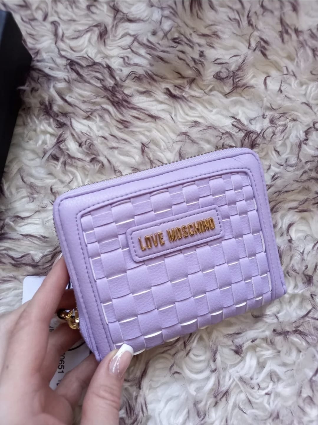 Portafoglio MOSCHINO – Ecopelle con Custodia, Formato Compatto