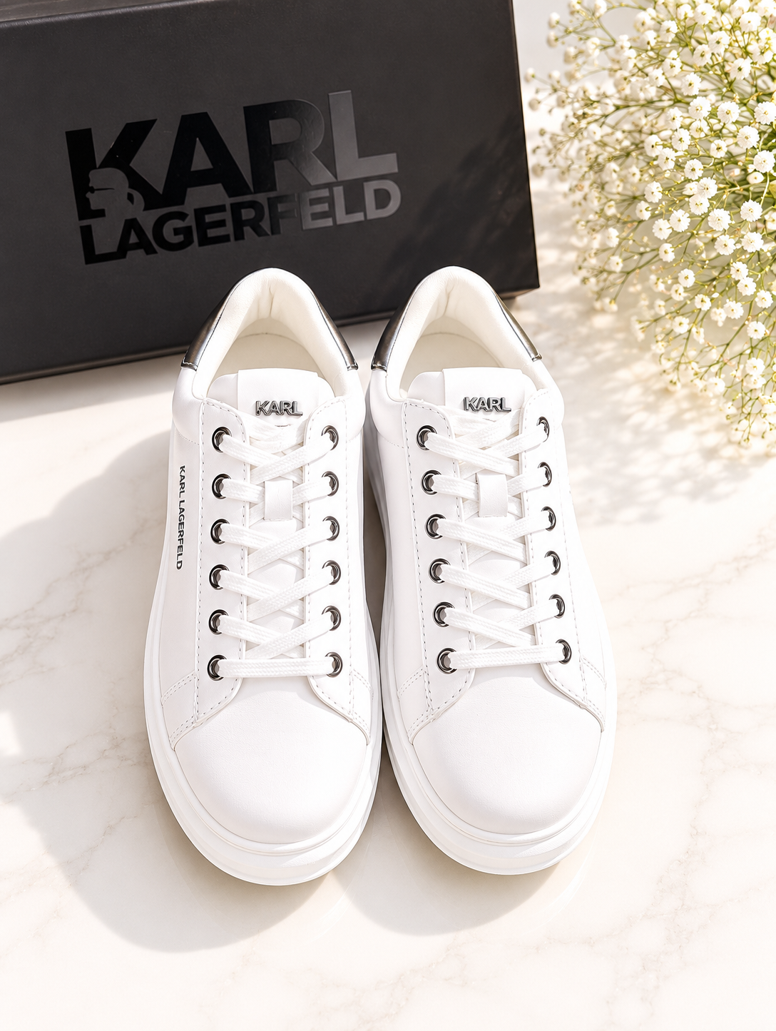 Sneakers Donna KARL LAGERFELD – Vera Pelle