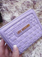 Portafoglio MOSCHINO – Ecopelle con Custodia, Formato Compatto