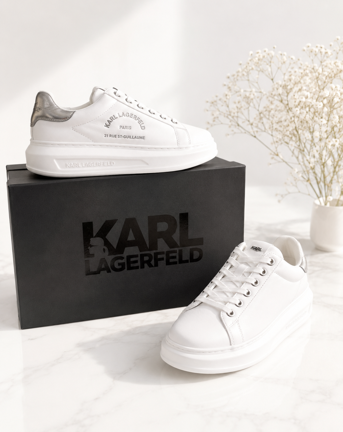 Sneakers Donna KARL LAGERFELD – Vera Pelle